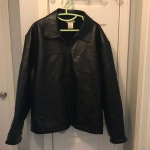 Faux leather jacket